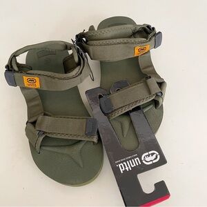 Ecko unlimited Fabric Sport Adjustable Strap Sandals Green Men’s Size 10 New